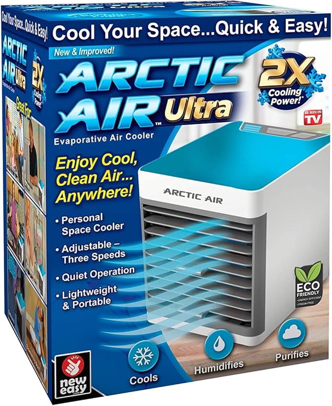 4 in 1 Mini Portable AC, LED Lamp, Humidifier and Purifier