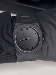 🔥 Black Arabic Aura Watch