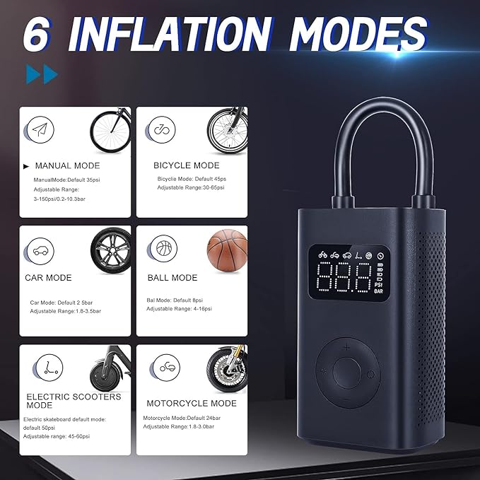 Portable Digital Air Compressor
