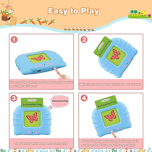 Toddler learning flash cards