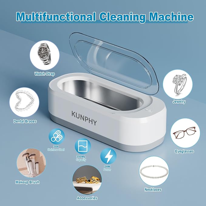 Multifunctional Ultrasonic Cleaner for Jewelry