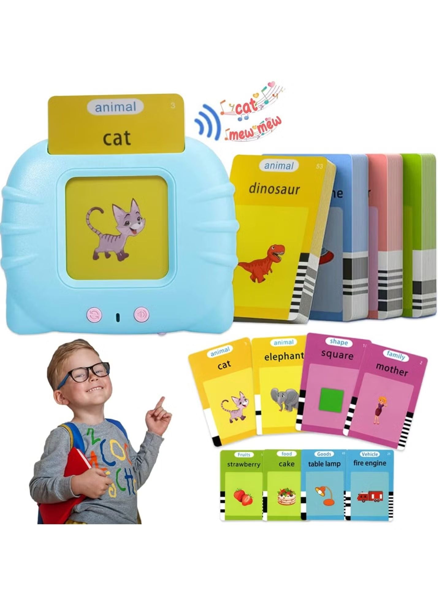 Toddler learning flash cards