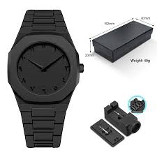 🔥 Black Arabic Aura Watch