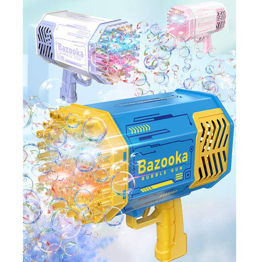 69-Hole Electric Bubbles Gun with LED